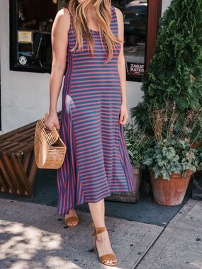 Vineyard Vines Striped Maxi dress